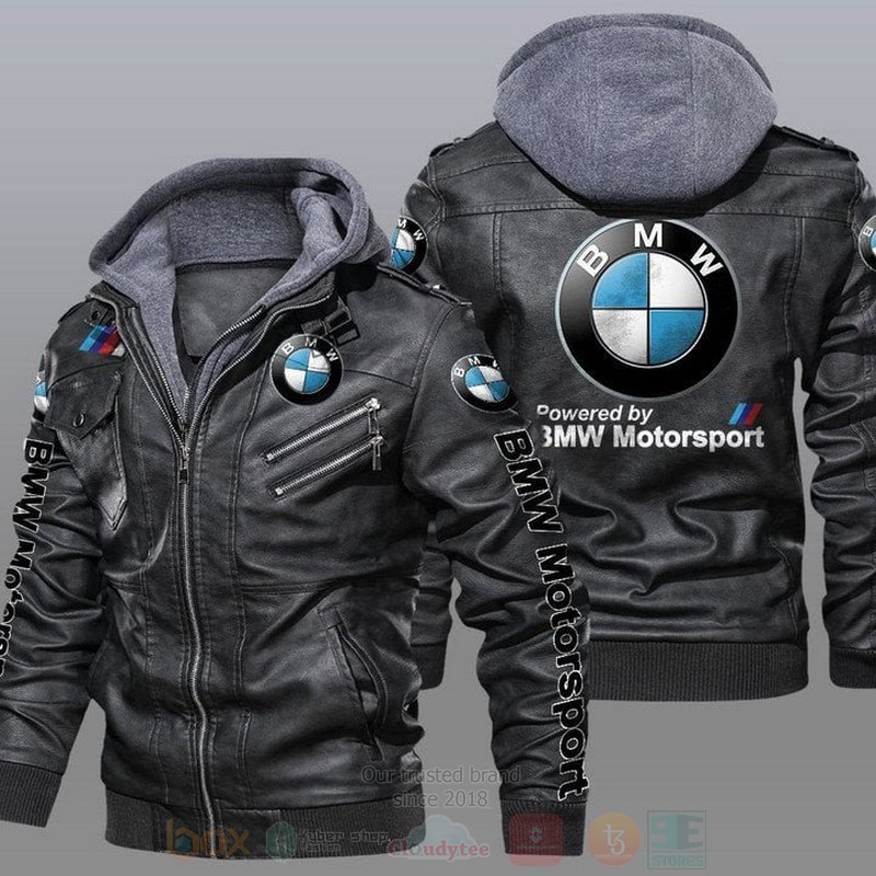 BEST BMW Motorsport Zipper Jacket Leather 3 BMW Motorsport Leather Jacket