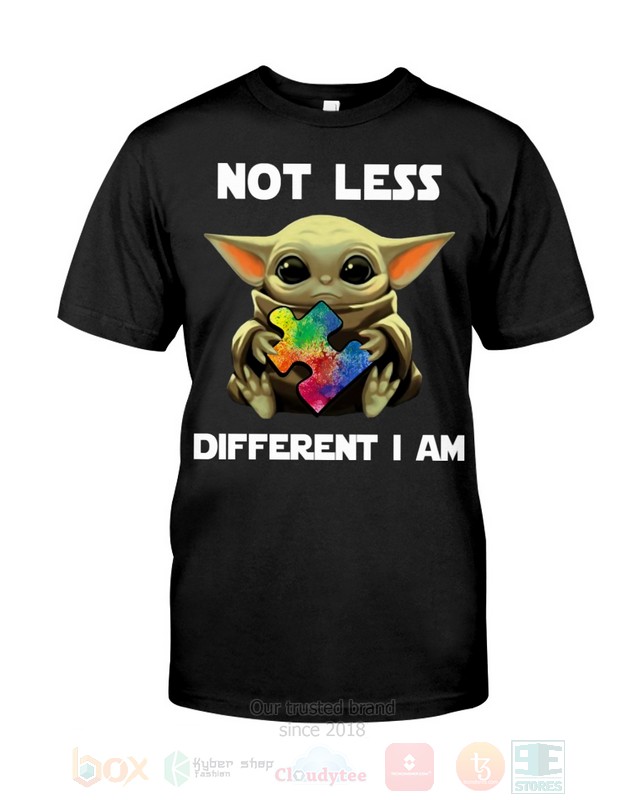 Baby Yoda Not Less Different I Am Hoodie Shirt 1 2 3 4 5 6