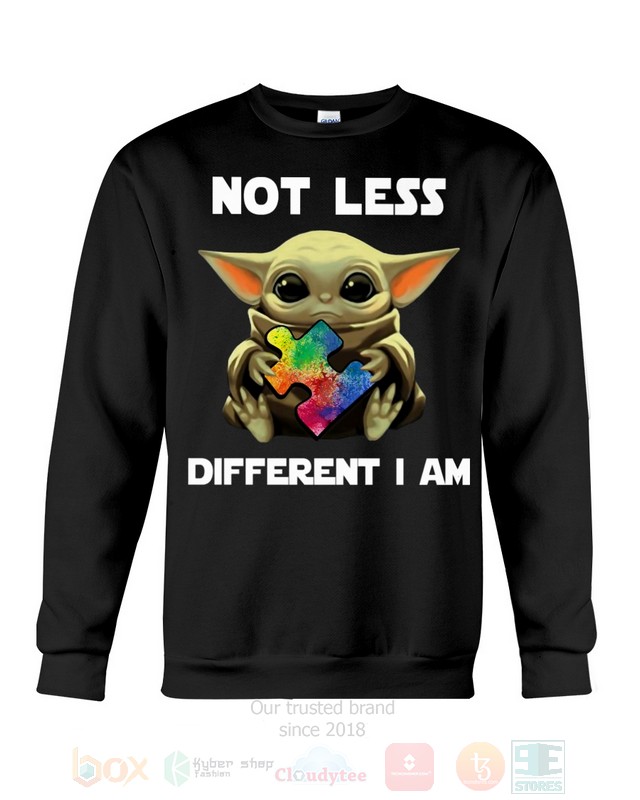 Baby Yoda Not Less Different I Am Hoodie Shirt 1 2 3 4 5 6 7
