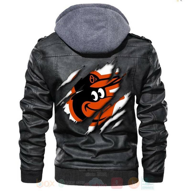 BEST Baltimore Orioles MLB Champions Sons of Anarchy Black Zipper Jacket Leather 5 Baltimore Orioles MLB Baseball Sons of Anarchy Blacks Leather Jacket