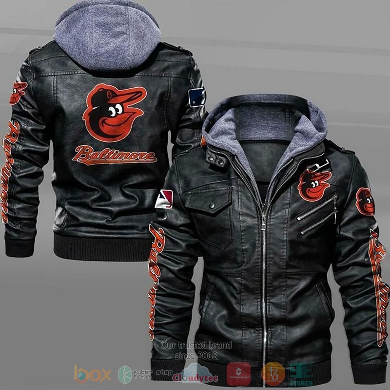 BEST MLB Baltimore Orioles Leather Jacket 1 Baltimore Orioles MLB Leather Jacket