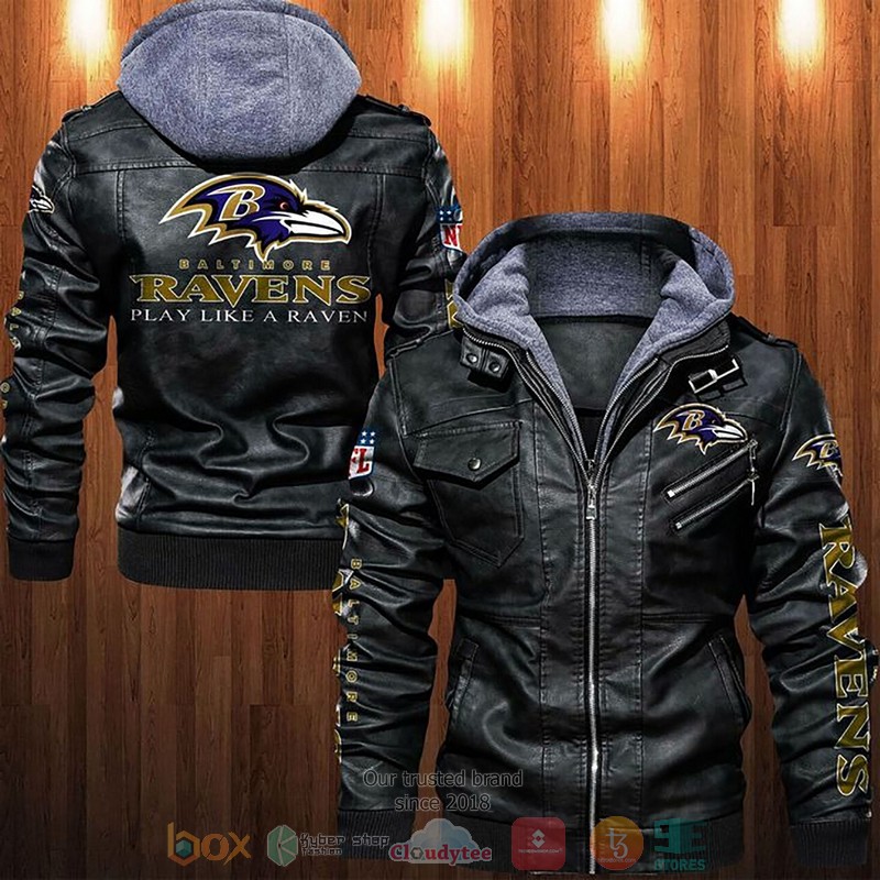 Baltimore Ravens NFL Leather Jacket