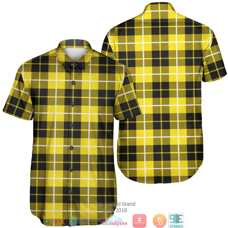 Barclay Dress Modern Tartan Short Sleeve Hawaiian Shirt