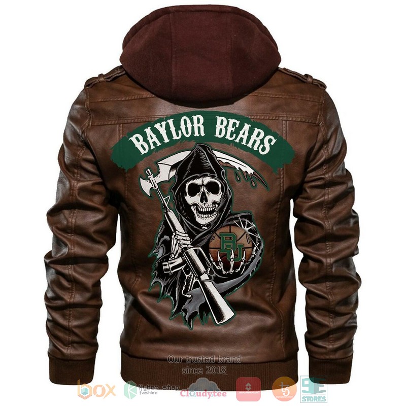 HOT Baylor Bears NCAA Basketball Jacket Leather 1 Baylor Bears NCAA Basketball Leather Jacket