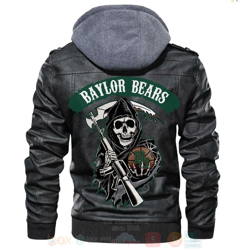 Baylor Bears NCAA Basketball Sons of Anarchy Blacks Leather Jacket