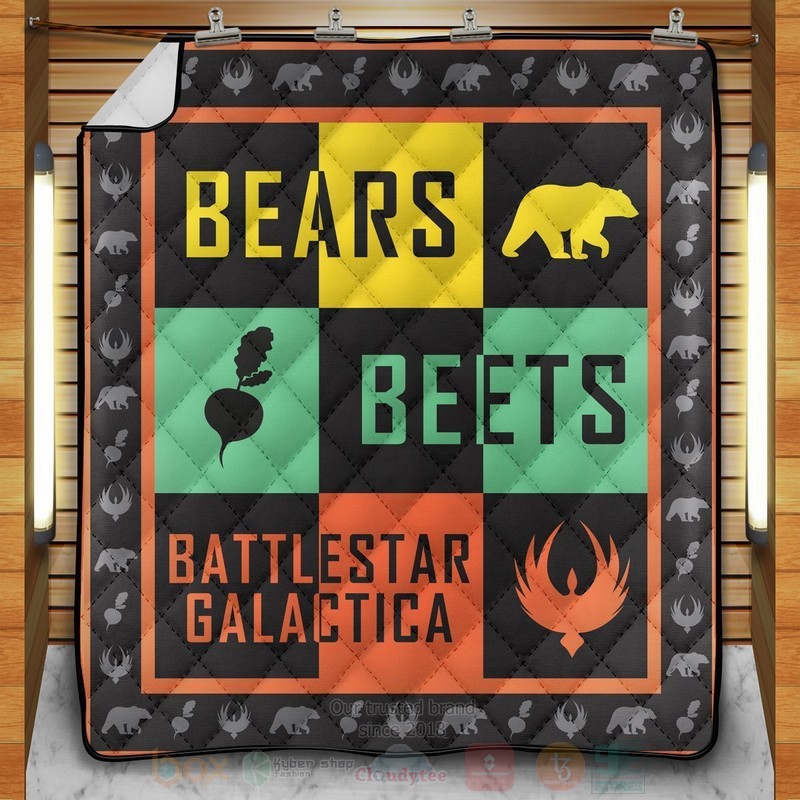 Bears Beets Battlestar Galactica Quilt