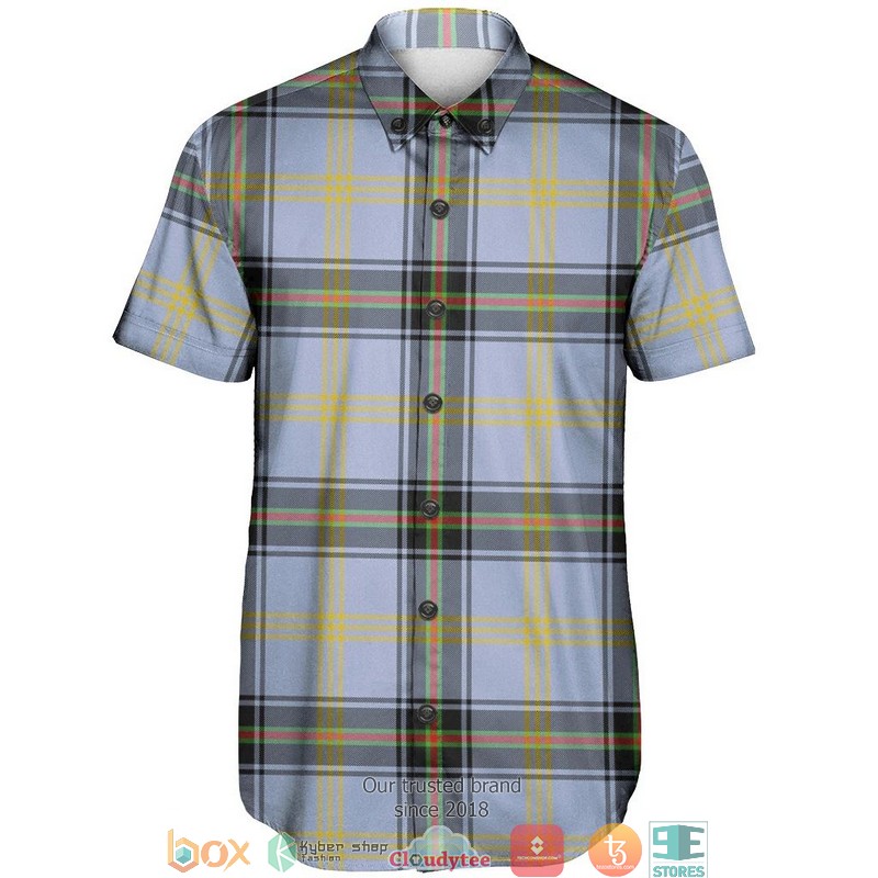 Bell of the Borders Tartan Short Sleeve Hawaiian Shirt 2 Bell of the Borders Tartan Short Sleeve Hawaiian Shirt 1