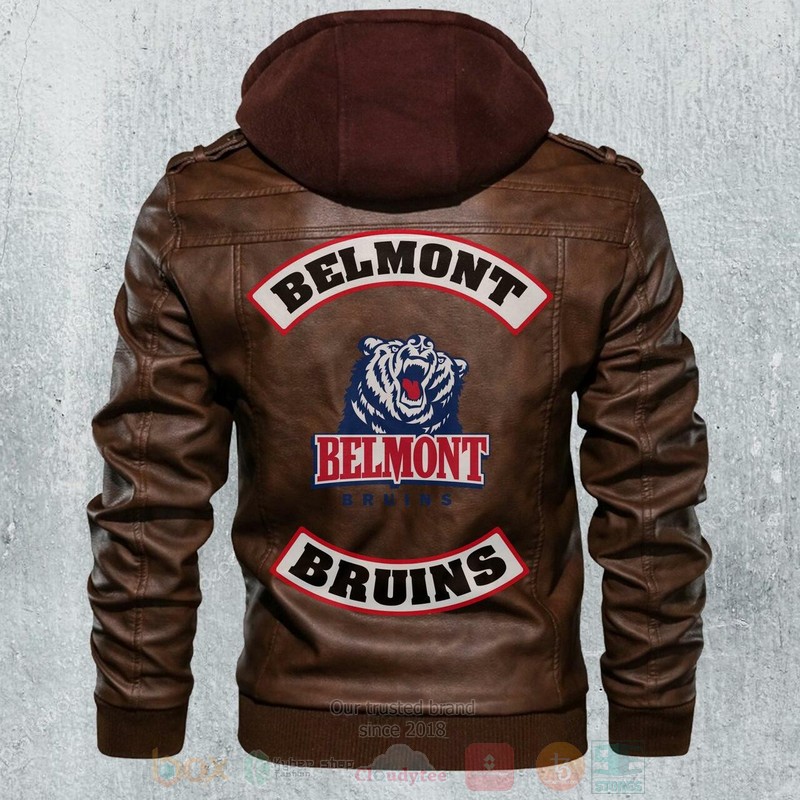 Belmont Bruins NCAA Motorcycle Leather Jacket