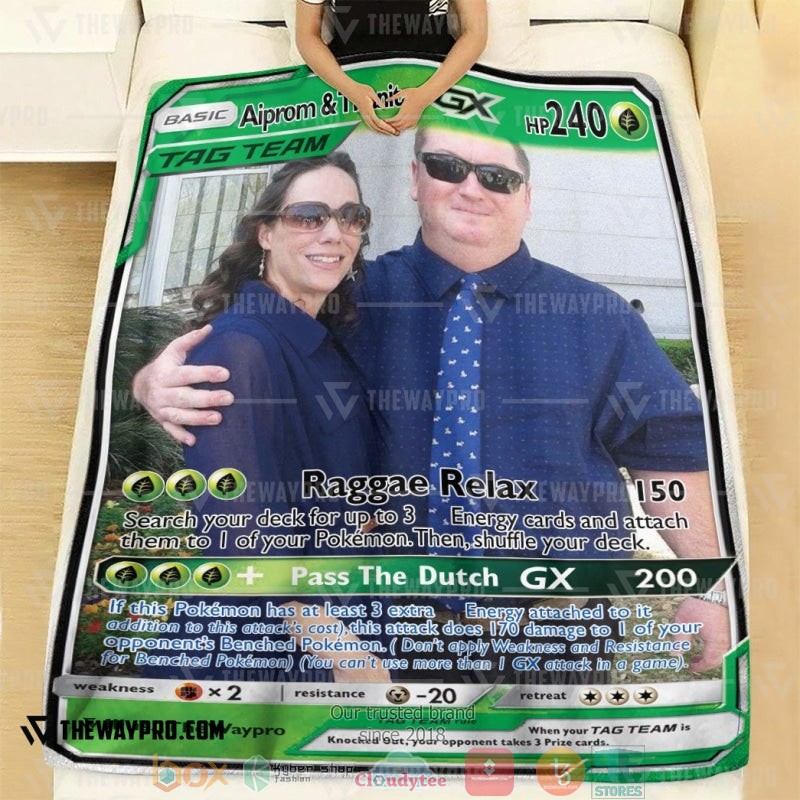 NEW Ben Gregory Pokemon Aiprom & Tiranitar Blanket 3 Ben Gregory Pokemon Aiprom Tiranitar Soft Blanket 1 2