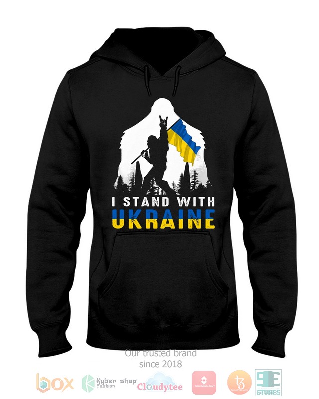HOT Bigfoot I Stand With Ukraine hoodie, shirt 9 Bigfoot I Stand With Ukraine Shirt Hoodie 1 2 3 4 5 6 7 8