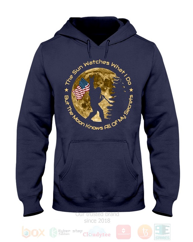 BEST Bigfoot The Sun Watches I Do American Flag All Over Print Hoodie, Shirts 3 Bigfoot The Sun Watches I Do American Flag Hoodie Shirt 1 2
