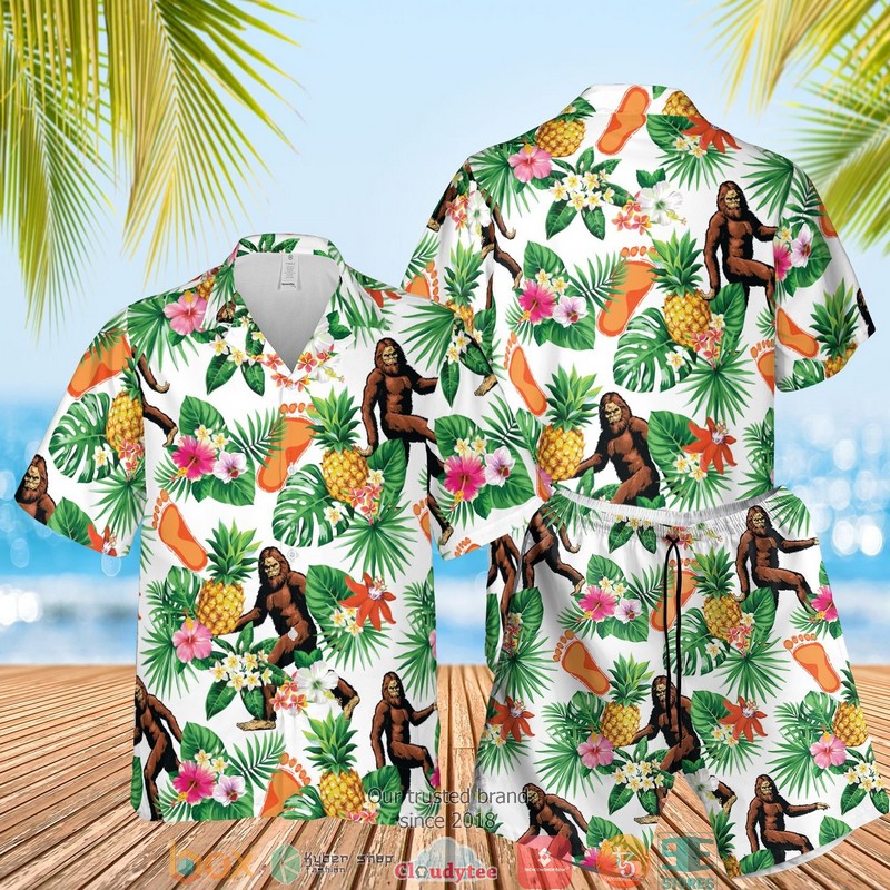 Bigfoot Tropical Hawaian Summer Outfit