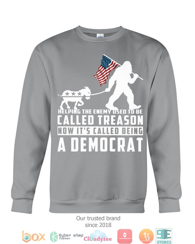 Bigfoot helping the enemy used to be called treason shirt, hoodie 3 Bigfoot helping the enemy used to be called treason shirt hoodie 1 2