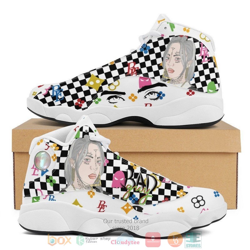 Billie Eilish Bad Guy Checkerboard Air Jordan 13 Shoes