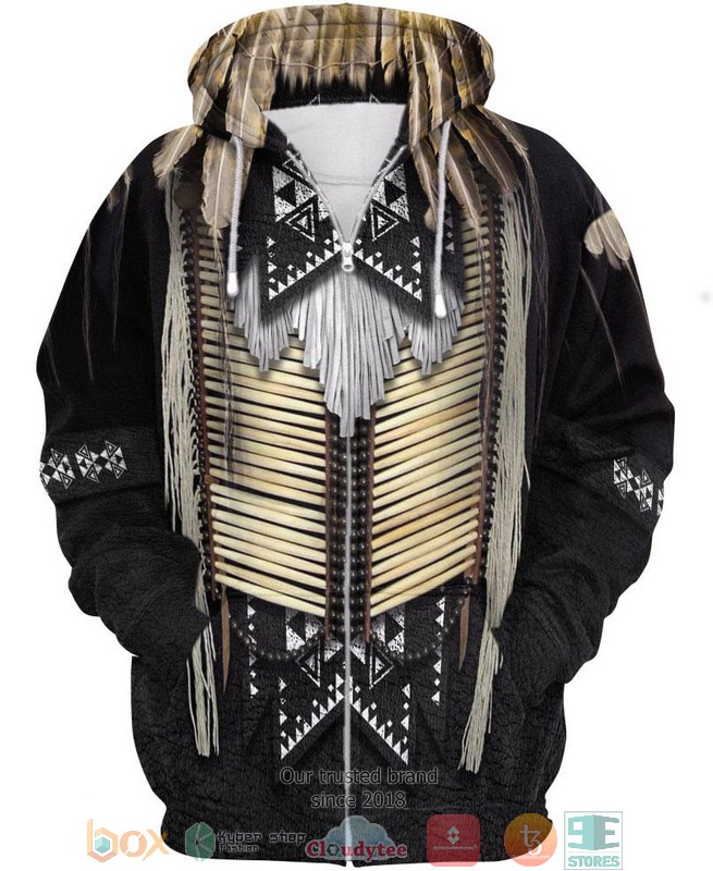 NEW Black Beaded All Over Printed 3D Shirt, Hoodie 5 Black Beaded 3D Shirt Hoodie 1 2 3 4
