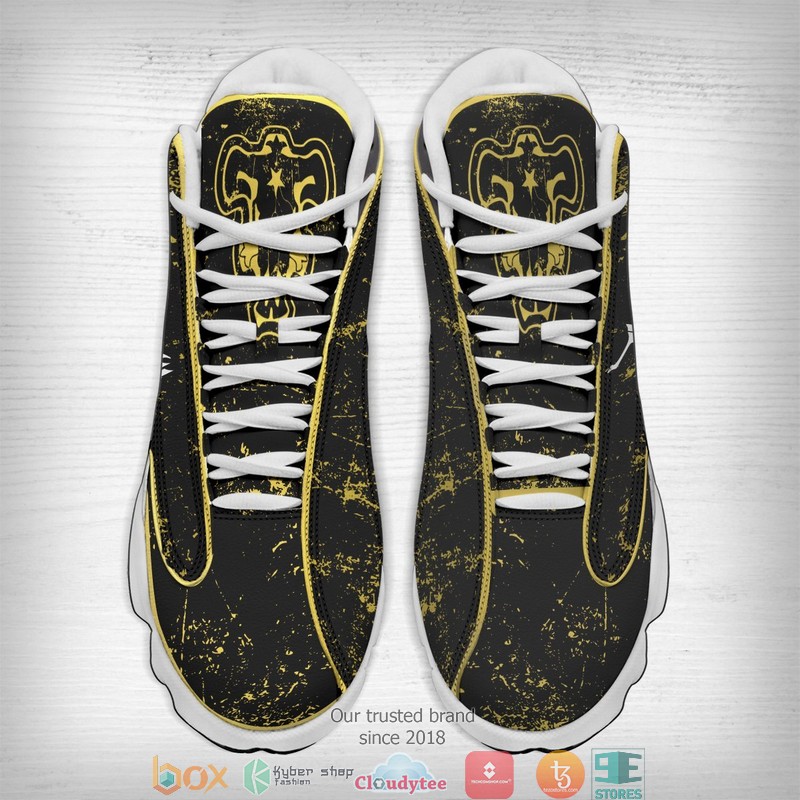 Black Clover Bulls Air Jordan 13 Sneaker 2 Black Clover Bulls Air Jordan 13 Sneaker 1