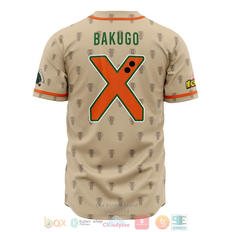 HOT Blazing Bakugo My Hero Academia Baseball Shirt 2 Blazing Bakugo My Hero Academia Baseball Jersey 1