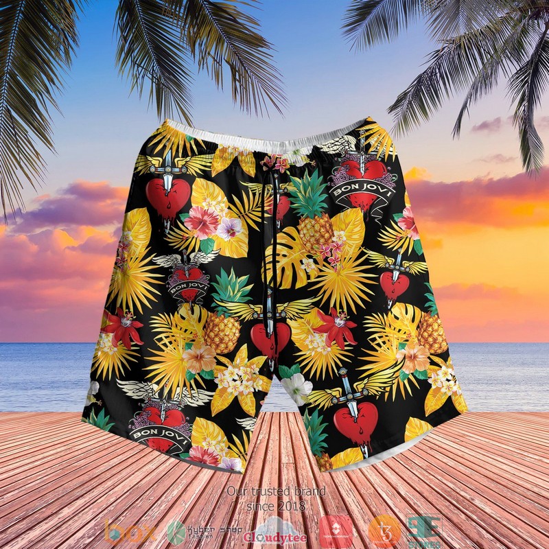 Bon Jovi Tropical Summer Black Hawaian Summer Outfit 2 Bon Jovi Tropical Summer Black Hawaian Summer Outfit 1