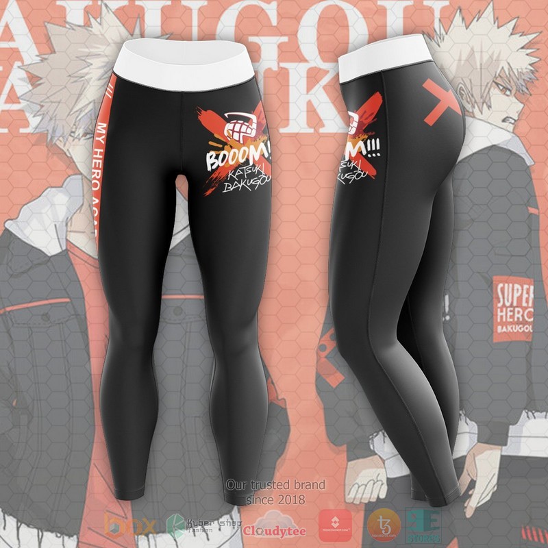 Boom Katsuki Unisex Leggings 1