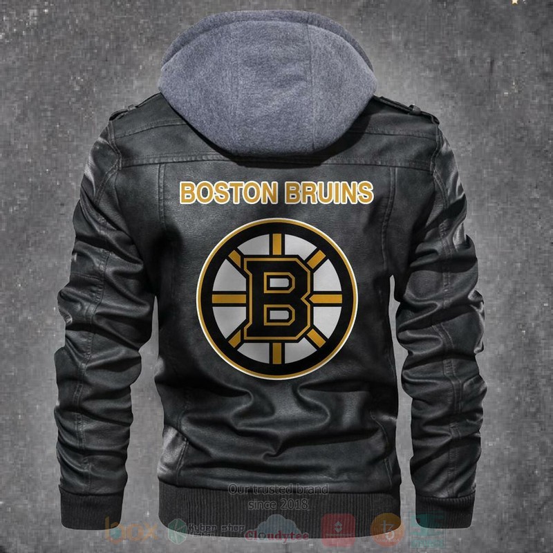 Boston Bruins Nhl Hockey Motorcycle Leather Jacket