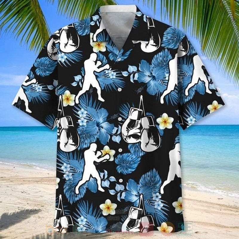 BEST Boxing All Over Print Aloha Shirt 1 Boxing Short Sleeve Hawaiian Shirt