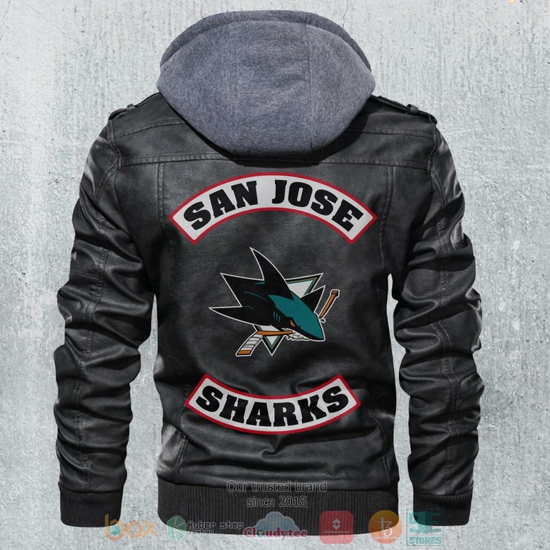 San Jose Shark NHL Hockey Leather Jacket