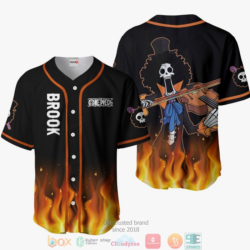 Brook One Piece Baseball Jersey Shirt