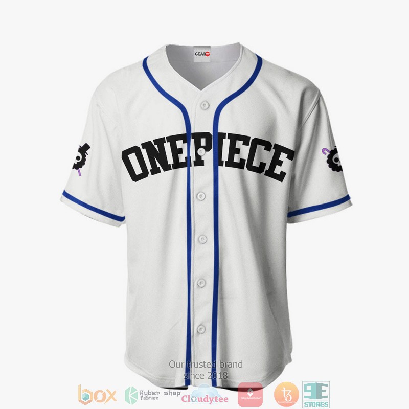 Brook One Piece for Otaku Baseball Jersey 2 Brook One Piece for Otaku Baseball Jersey 1