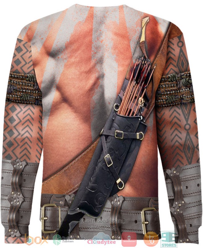 NEW Brown Choker Native American All Over Printed 3D Shirt, Hoodie 5 Brown Choker Native American 3D Shirt Hoodie 1 2 3 4
