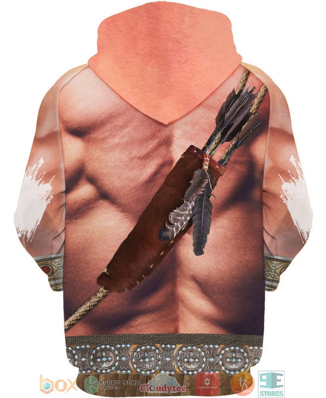 Brown Skin Pattern Native American 3D Shirt Hoodie 1