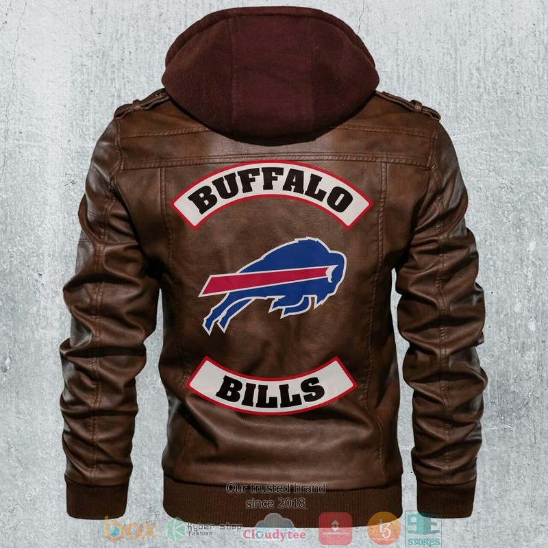 Buffalo Bills NFL Football Motorcycle Men Art Leather Jacket