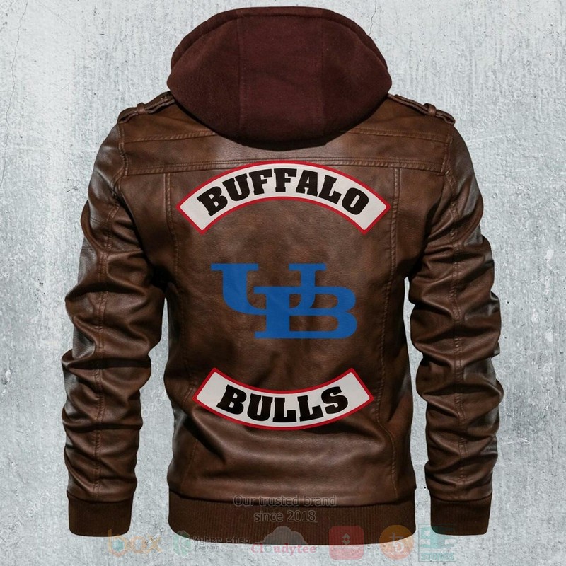 BEST NCAA Teams Buffalo Bulls Motorcycle Rider Zipper Jacket Leather 4 Buffalo Bulls NCAA Motorcycle Leather Jacket