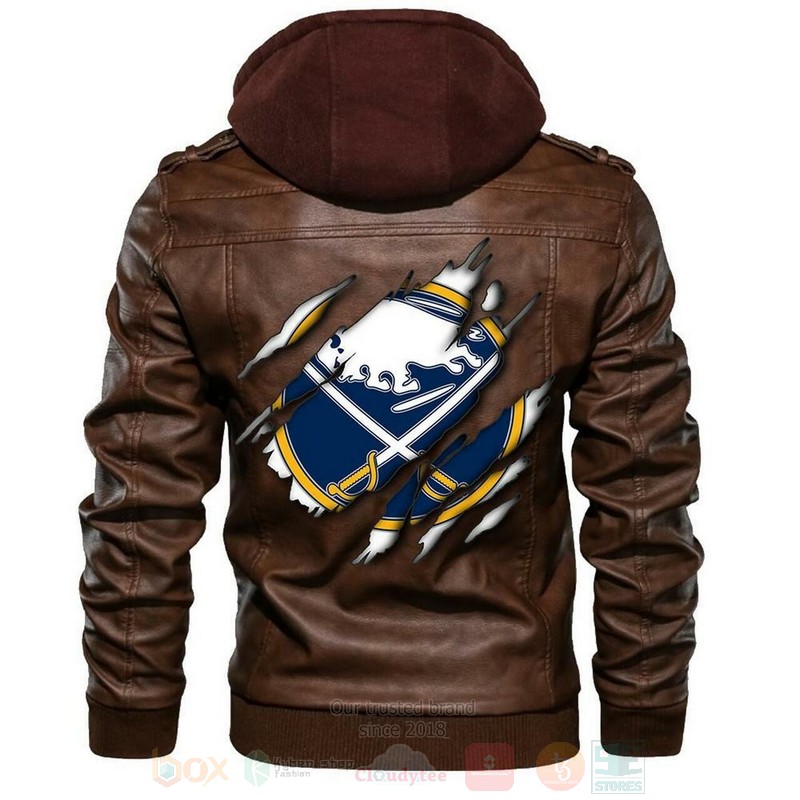 Buffalo Sabres NHL Hockey Sons of Anarchy Browns Leather Jacket