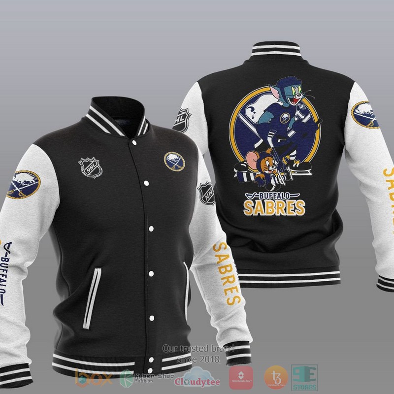 Buffalo Sabres NHL Tom And Jerry Baseball Jacket