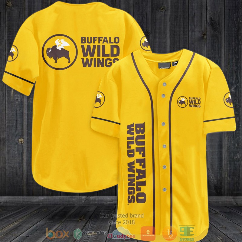 Buffalo Wild Wings Yellow Baseball Jersey
