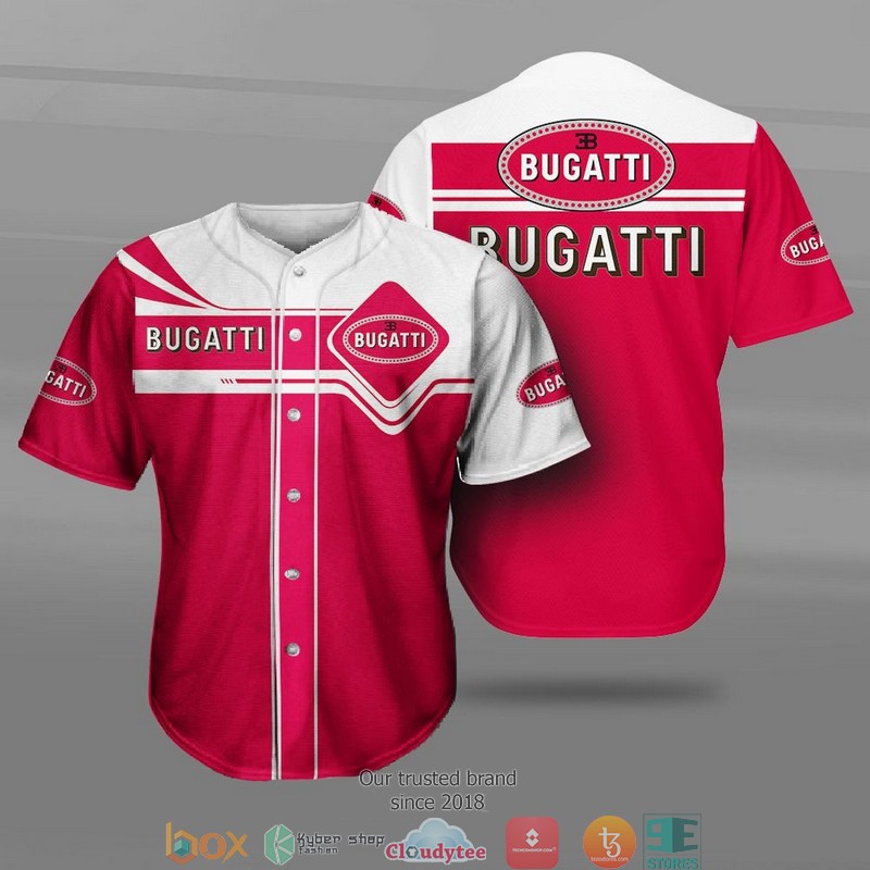 Bugatti Car Motor Baseball Jersey