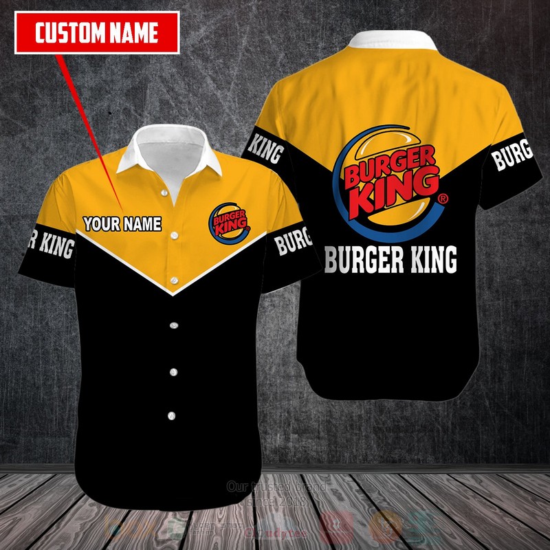 BEST Burger King Custom Name All Over Print Hawaiian Shirt 2 Burger King Custom Name Hawaiian Shirt