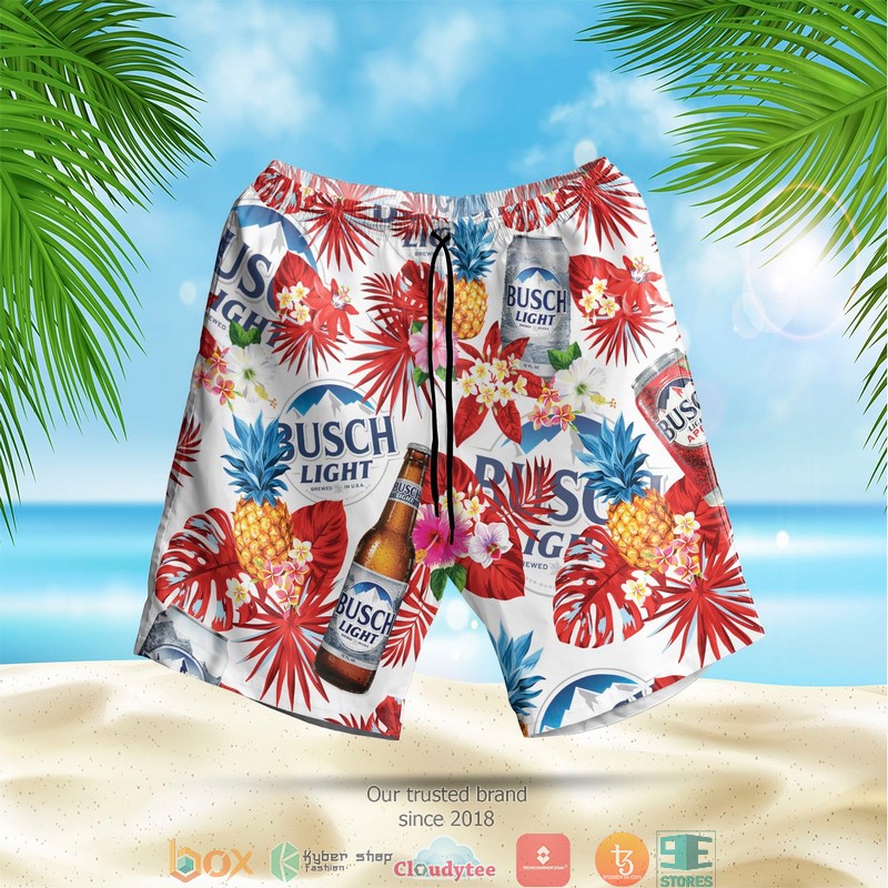 Busch Light Pineapple Aloha Hawaian Summer Outfit 2 Busch Light Pineapple Aloha Hawaian Summer Outfit 1