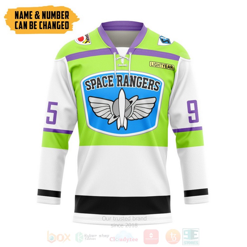 Buzz Lightyear Personalized Hockey Jersey