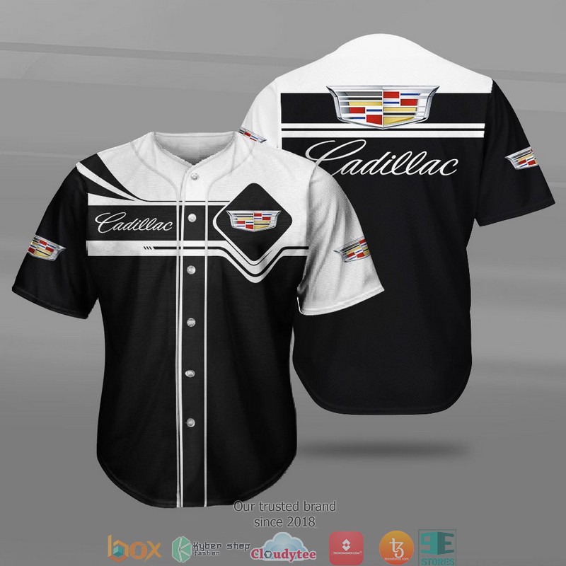 Cadillac Car Motor Baseball Jersey 4 Cadillac Car Motor Baseball Jersey