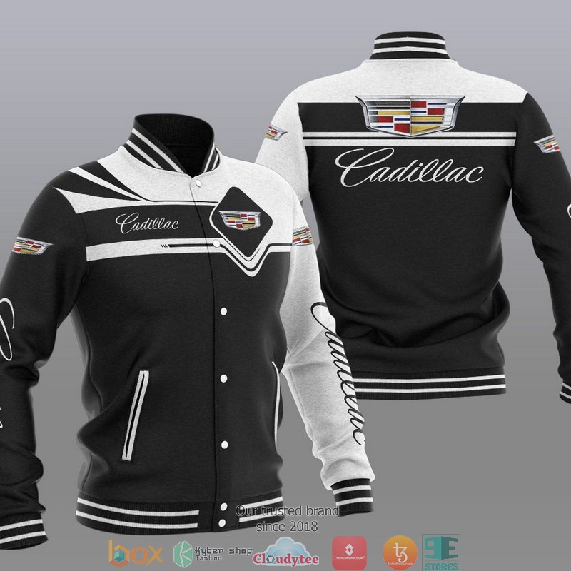 Cadillac Car Motor Baseball Jersey 2 Cadillac Car Motor Baseball Jersey 1