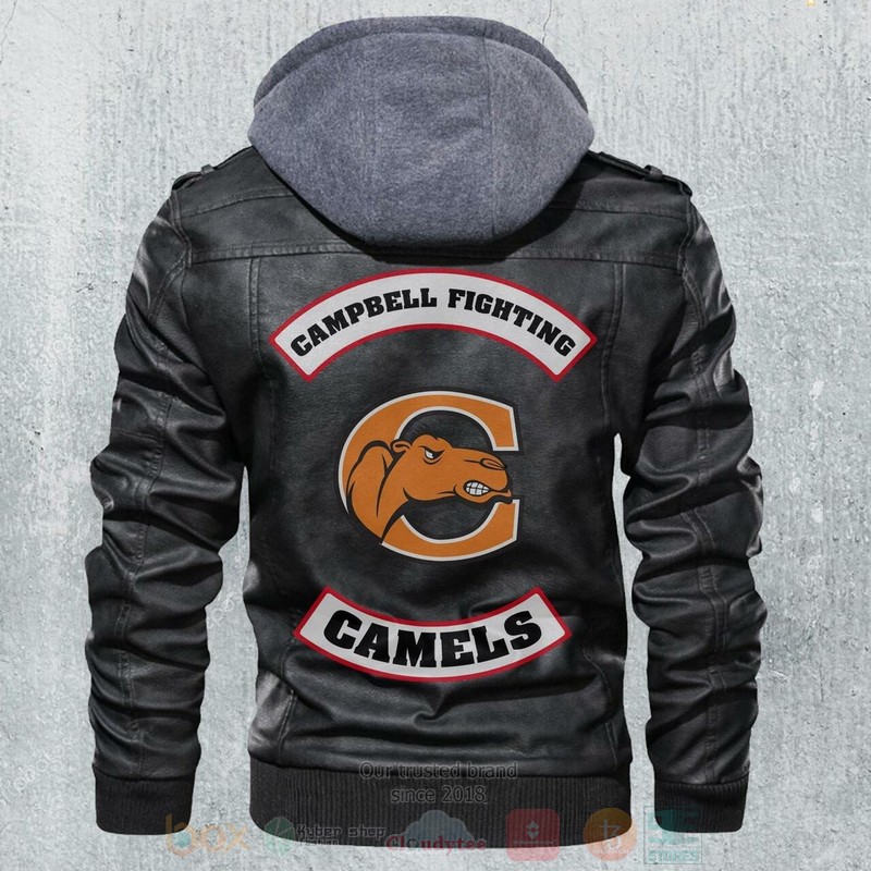 Campbell Fighting Camels NCAA Motorcycle Leather Jacket