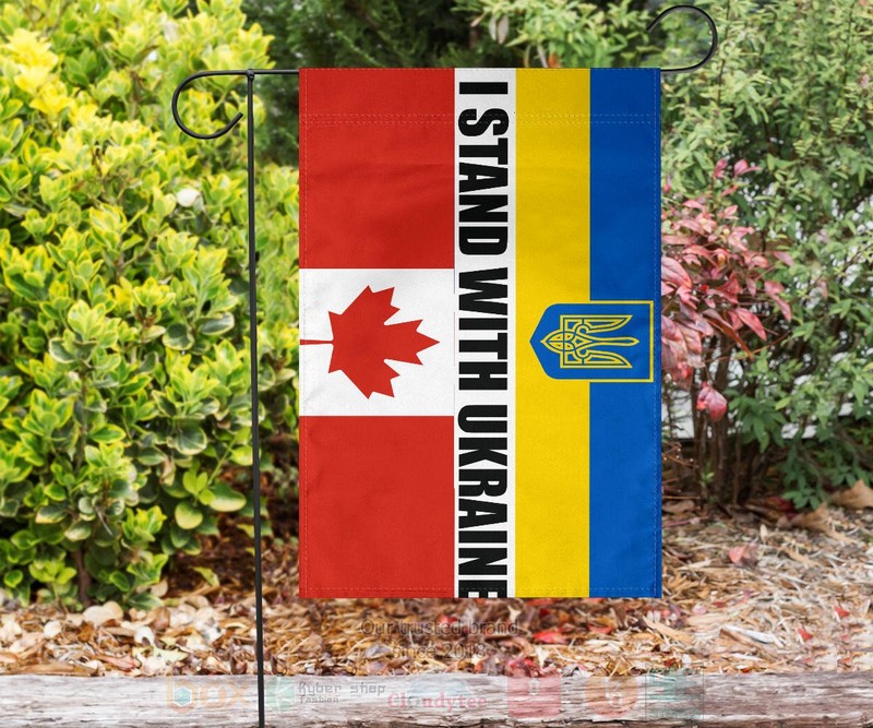 BEST Canada I Stand With Ukraine Support Ukraine Merch Slava Ukraini Home Flag 2 Canada I Stand With Ukraine Support Ukraine Merch Slava Ukraini Flag 1