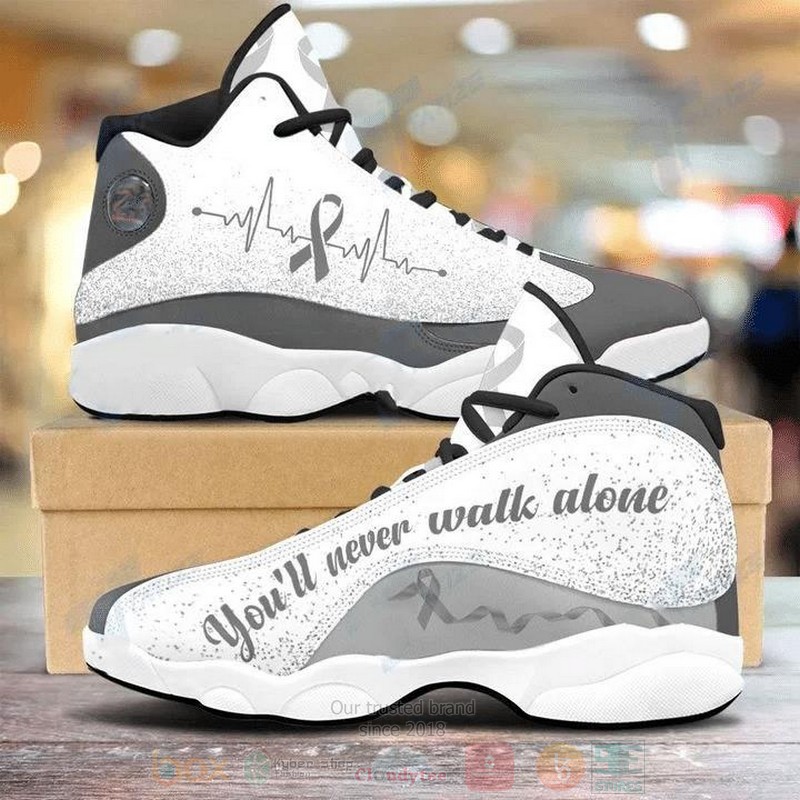 Cancer YouLl Never Walk Alone Air Jordan 13 Shoes