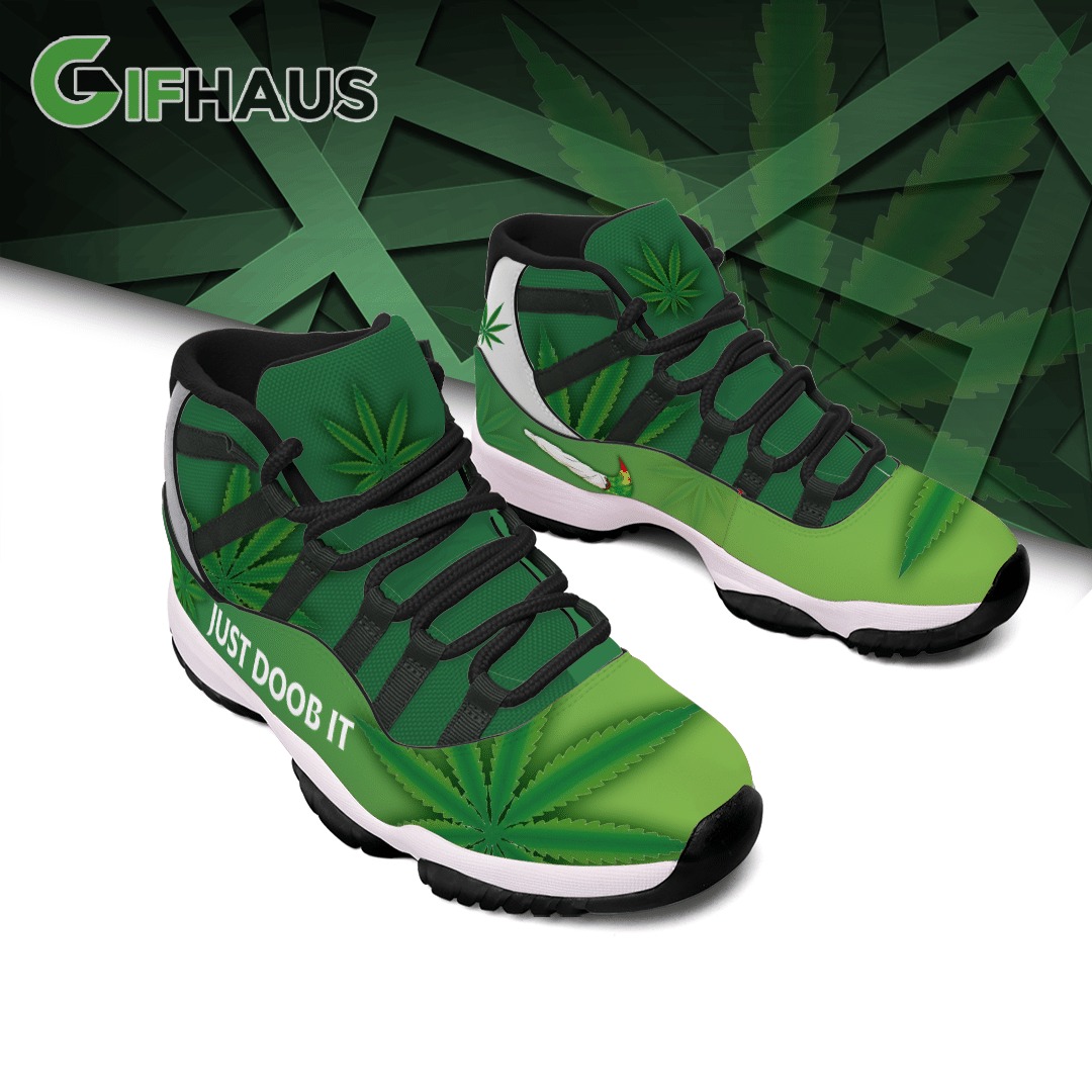 Cannabis Just Doob It Air Jordan 11 Sneaker Shoes 2