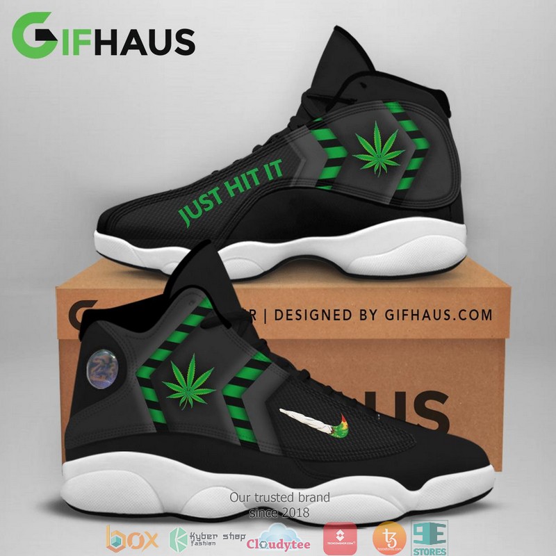Cannabis Just Hit It Air Jordan 13 Sneaker shoes
