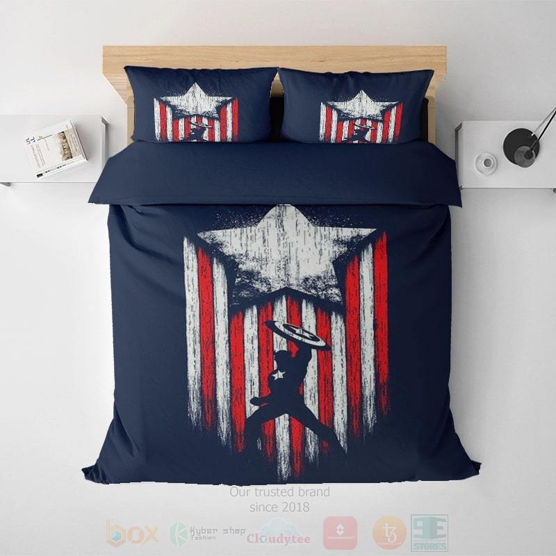 Best Captain America Usa Flag Embossed, Best Duvet Covers Usa