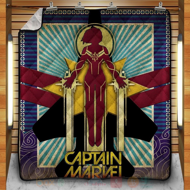 Captain Marvel Alpha Flight Quilt