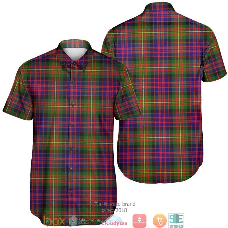 Carnegie Modern Tartan Short Sleeve Hawaiian Shirt