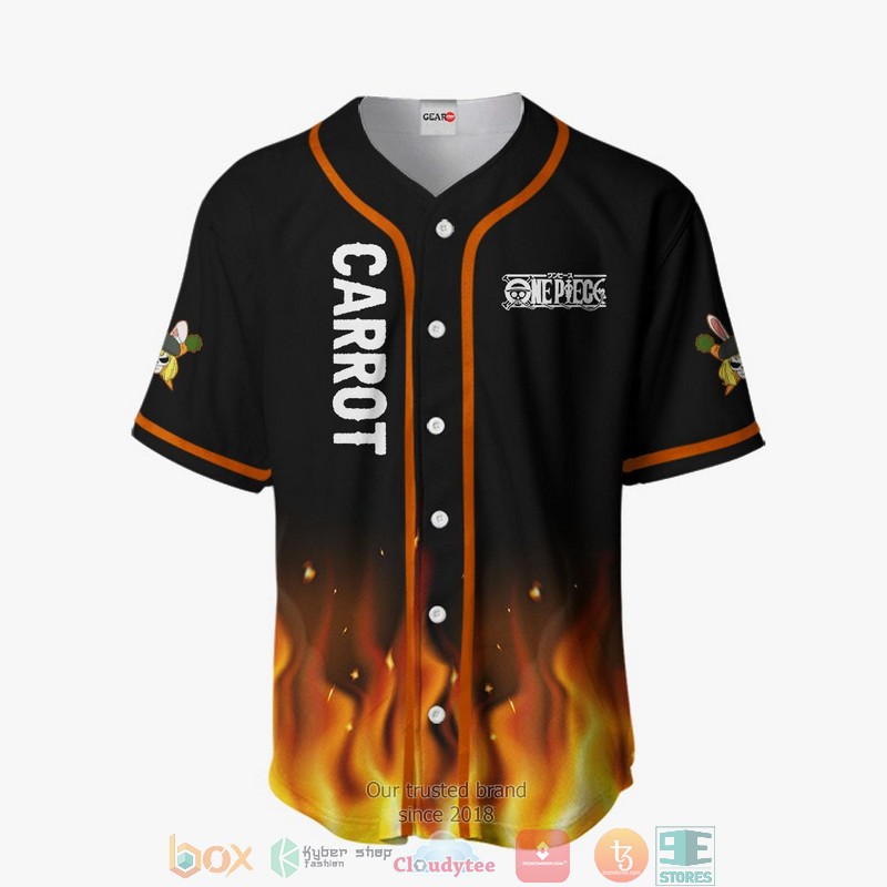 Carrot One Piece Baseball Jersey Shirt 2 Carrot One Piece Baseball Jersey Shirt 1